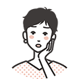 悩む人のイラスト